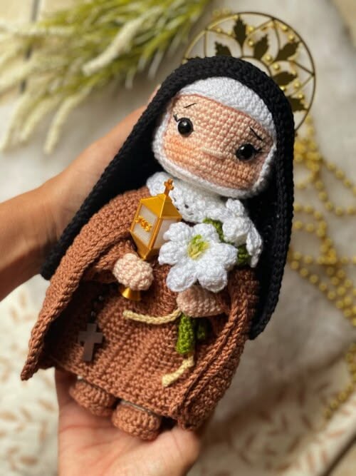 Santa em crochê