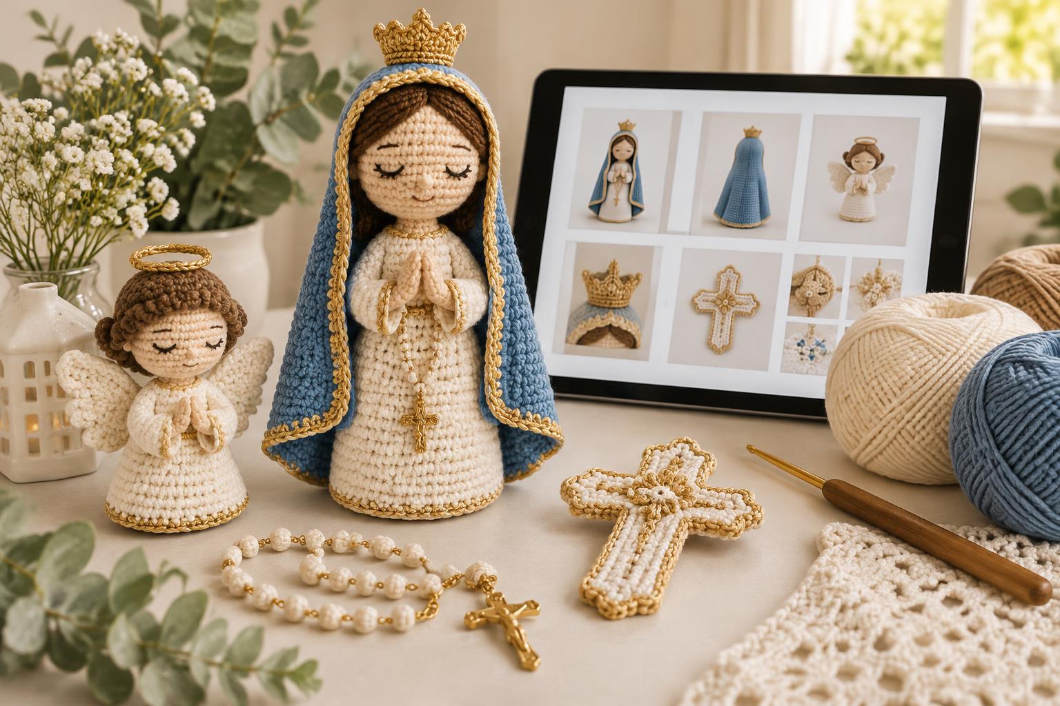 Mockup do + de 50 Modelos de Crochê Católico